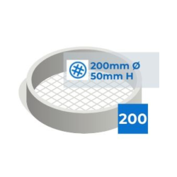 0803001 - CISA Test Sieve, 200mm D x 50mm H, Opening: 75 μm (#200), Stainless Steel Frame & Mesh 