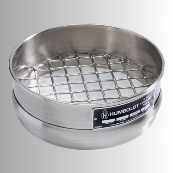 H-3920CSS - Humboldt Standard Sieve, 8_ SS + BG